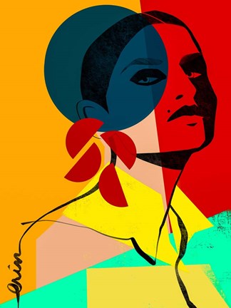 Framed Face Off No. 1 Print