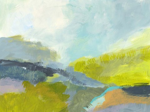 Framed Between The Woods Print