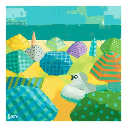 Framed Swan in the Shade Print