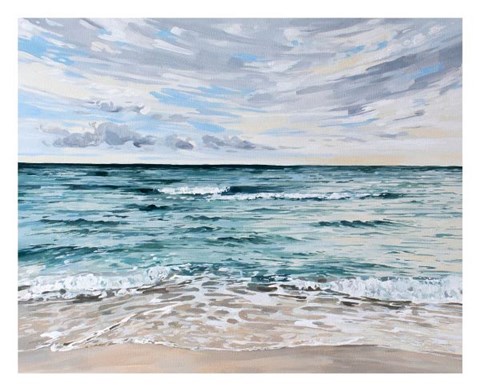 Framed Whispy Clouds Print