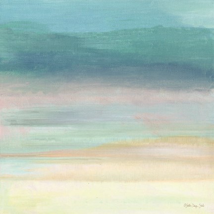 Framed Calm Horizon 5 Print