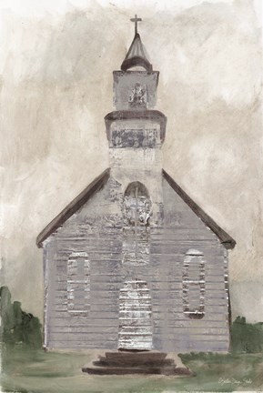 Framed Church 1 Print