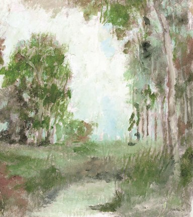 Framed Land Amongst the Woods Print