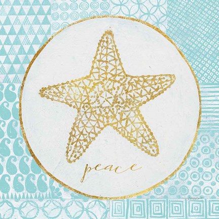 Framed Christmas Shells IV Print