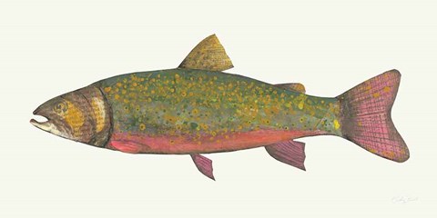 Framed Angling in the Stream II Print