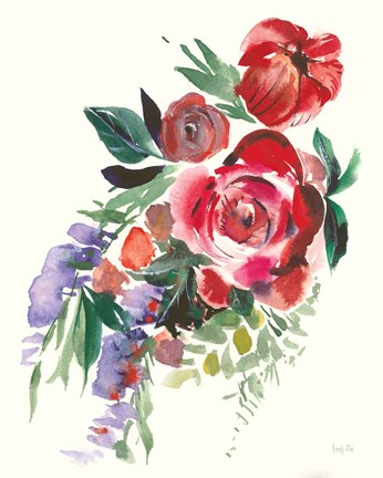 Framed Autumn Roses Print