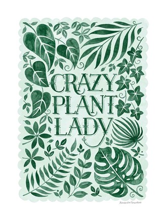 Framed Crazy Plant Lady Print