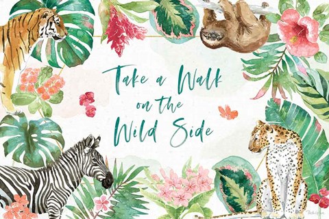 Framed From the Jungle I Print