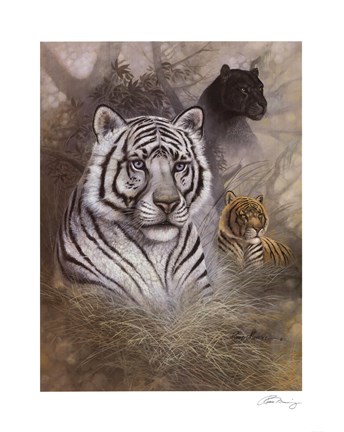 Framed Serengeti Predator Print