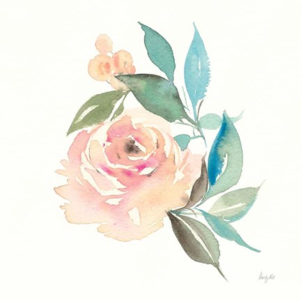 Framed Watercolor Blossom II Print