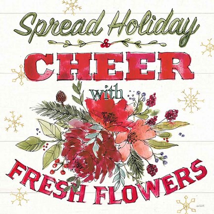 Framed Lighthearted Holiday VI Print