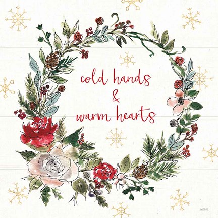 Framed Lighthearted Holiday V Print