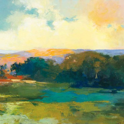 Framed Daybreak Valley III Print