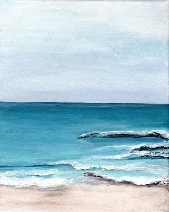 Framed Oceanside View I Print