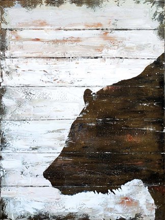 Framed Wild Bear portrait Print
