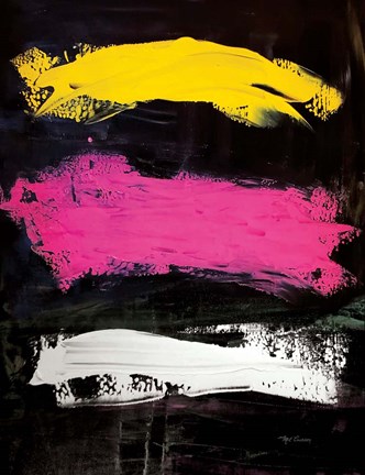 Framed Bright Abstract portrait Print