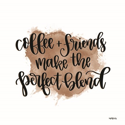 Framed Coffee + Friends Print
