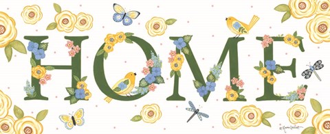 Framed Bloom &amp; Grow Home Print