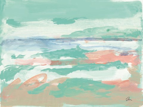 Framed Seahorse Beach Print