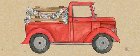 Framed Loads of Love I Crop No Words Print