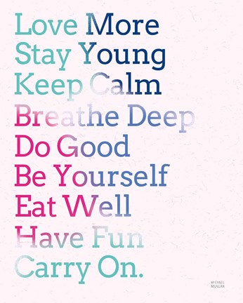 Framed Key to Happiness II Hot Pink Print