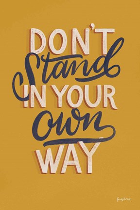 Framed Encouraging Words - Stand Print