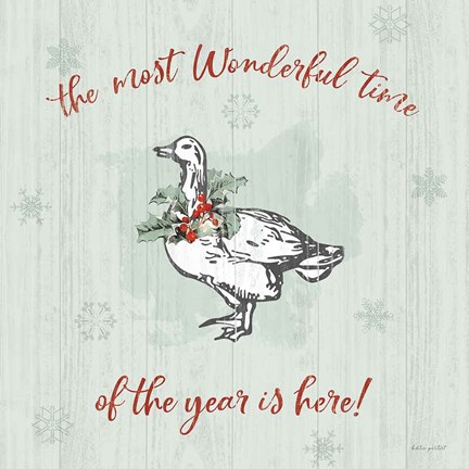 Framed Farmhouse Christmas V Print