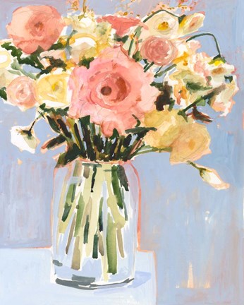 Framed Undone Arrangement I Print