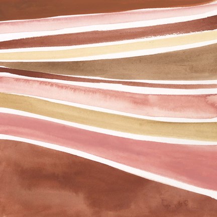 Framed Earthen Strata II Print