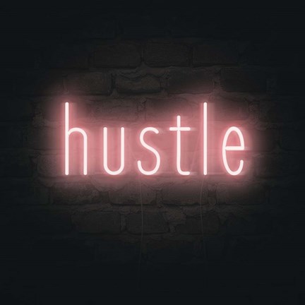 Framed Neon Inspo V Print