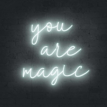 Framed Neon Inspo VI Print