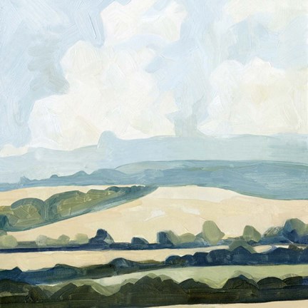 Framed Fieldscape II Print