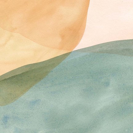 Framed Pastel Color Study III Print