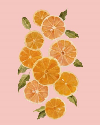 Framed Spring Citrus I Print