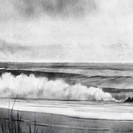 Framed High Tide Sketch II Print