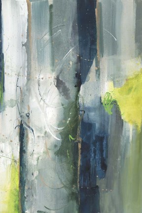 Framed Treetops II Print