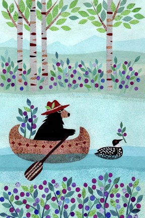 Framed Forest Creatures II Print