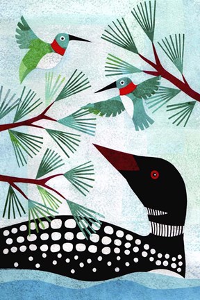 Framed Forest Creatures IX Print