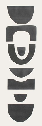 Framed Neutral Totems X Print