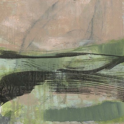 Framed Twisting Horizon I Print