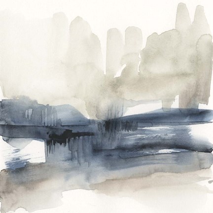 Framed Fog on the Horizon III Print