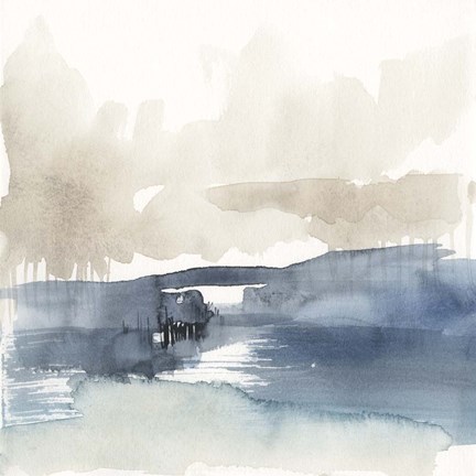 Framed Fog on the Horizon IV Print