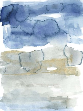 Framed Touch of Gold I Print