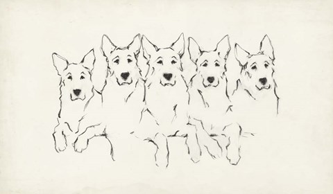 Framed Snuggle Squad II Print