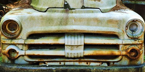 Framed Car Graveyard II Print