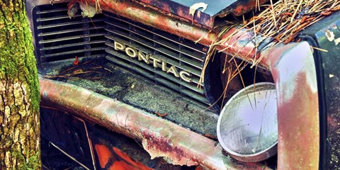 Framed Car Graveyard XIV Print