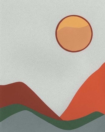 Framed Madera Heat III Print