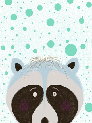 Framed Peeky Boo I Print