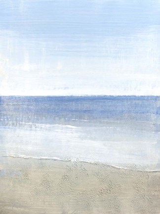 Framed Sparkling Waters I Print