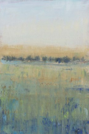 Framed Open Meadow View II Print